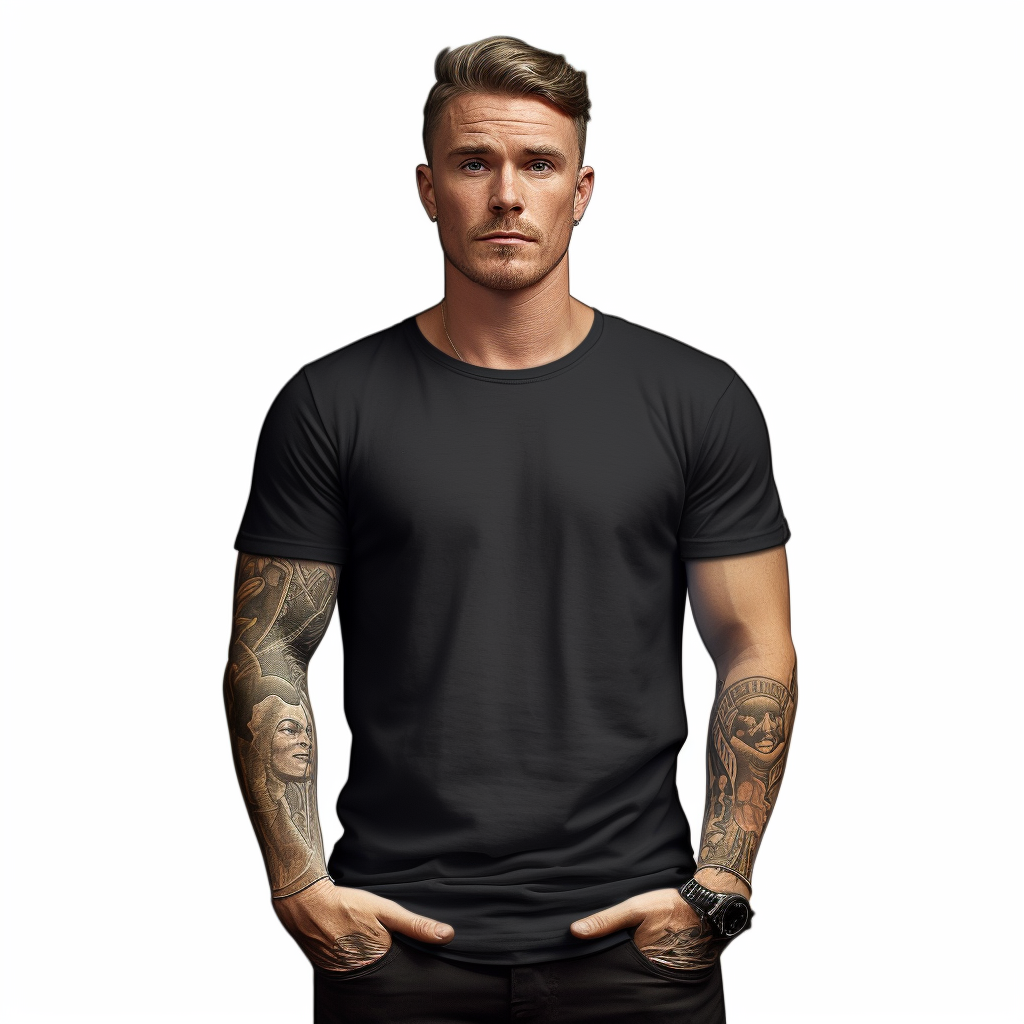 Man in Black Gildian T-Shirt