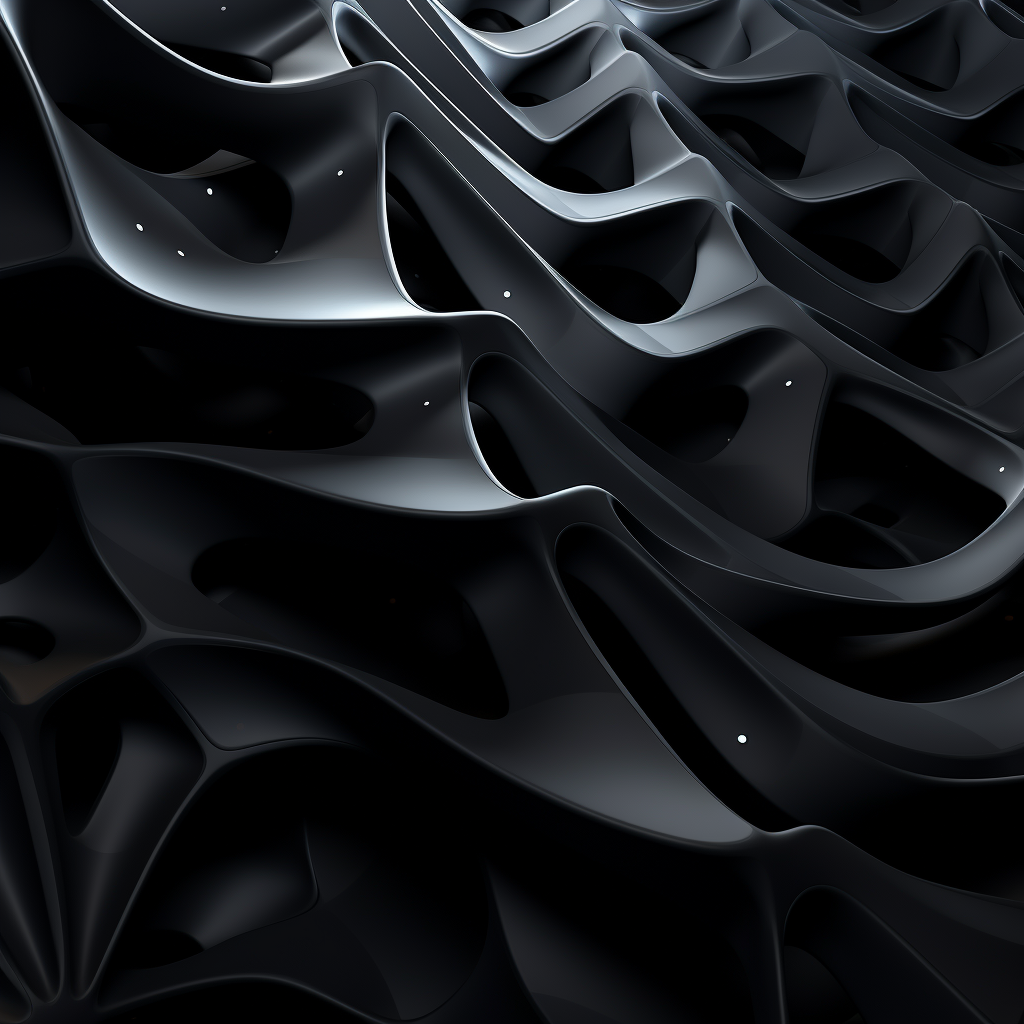 Black textured background with futuristic smooth design