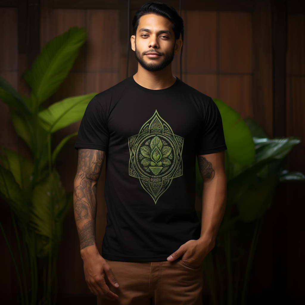 Black T-Shirt with Maeng Da Graphic Kratom Design  ?