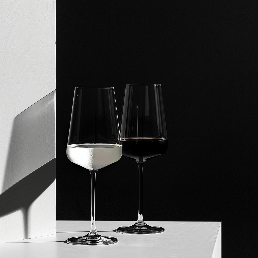 Black White Drinkware Minimalist Photo