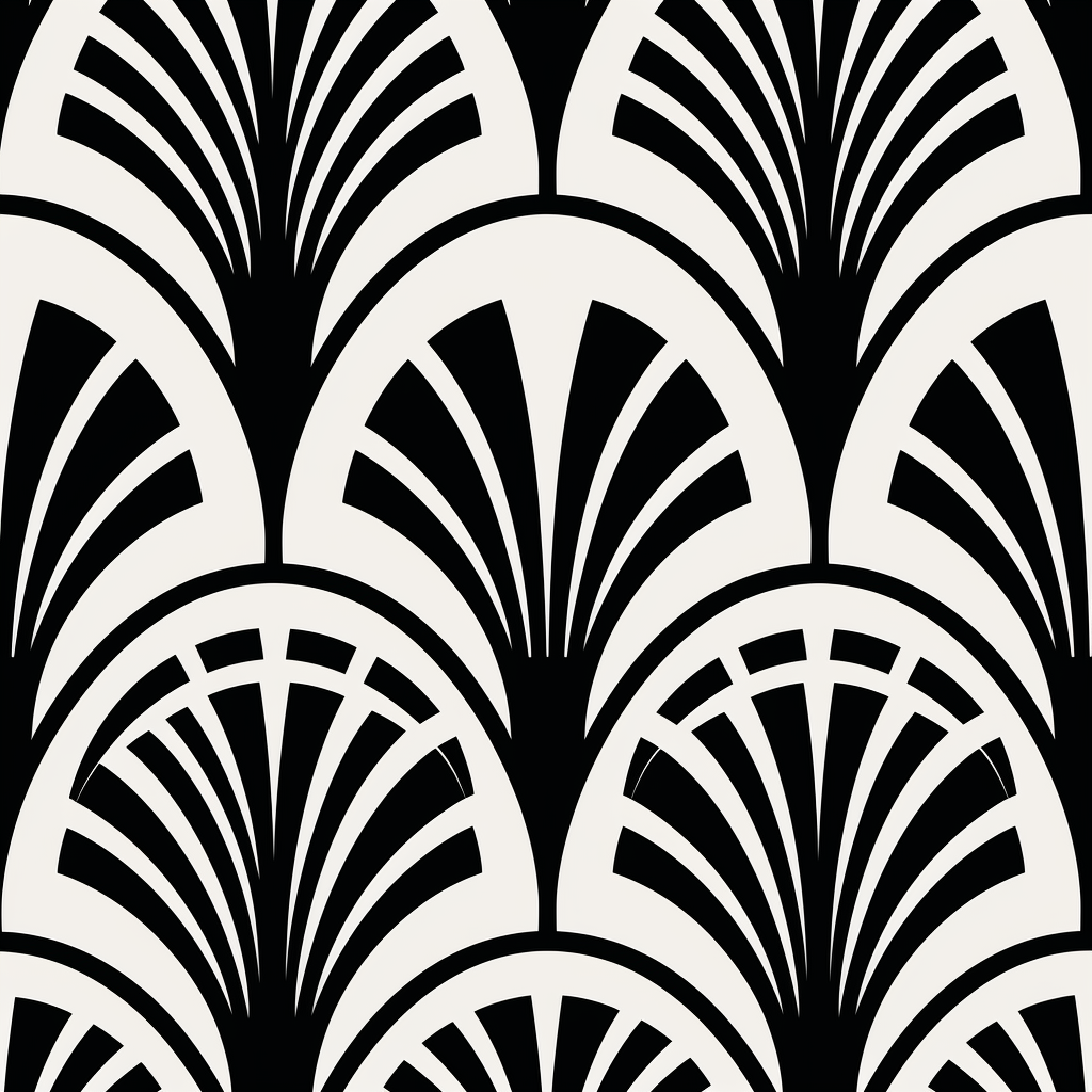 Black and White Minimalist Pattern