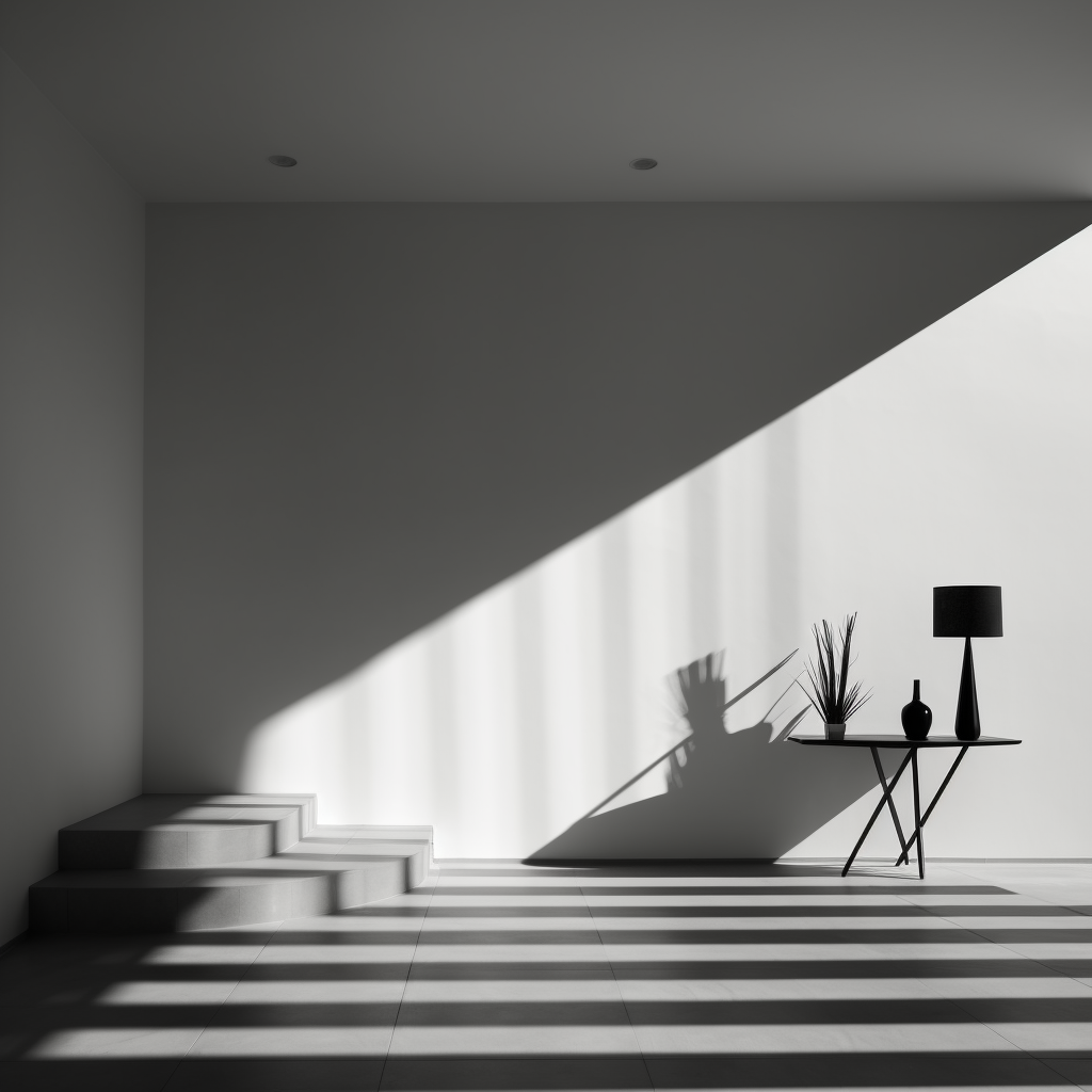 Modern Minimalistic Interior Design Shadow Light