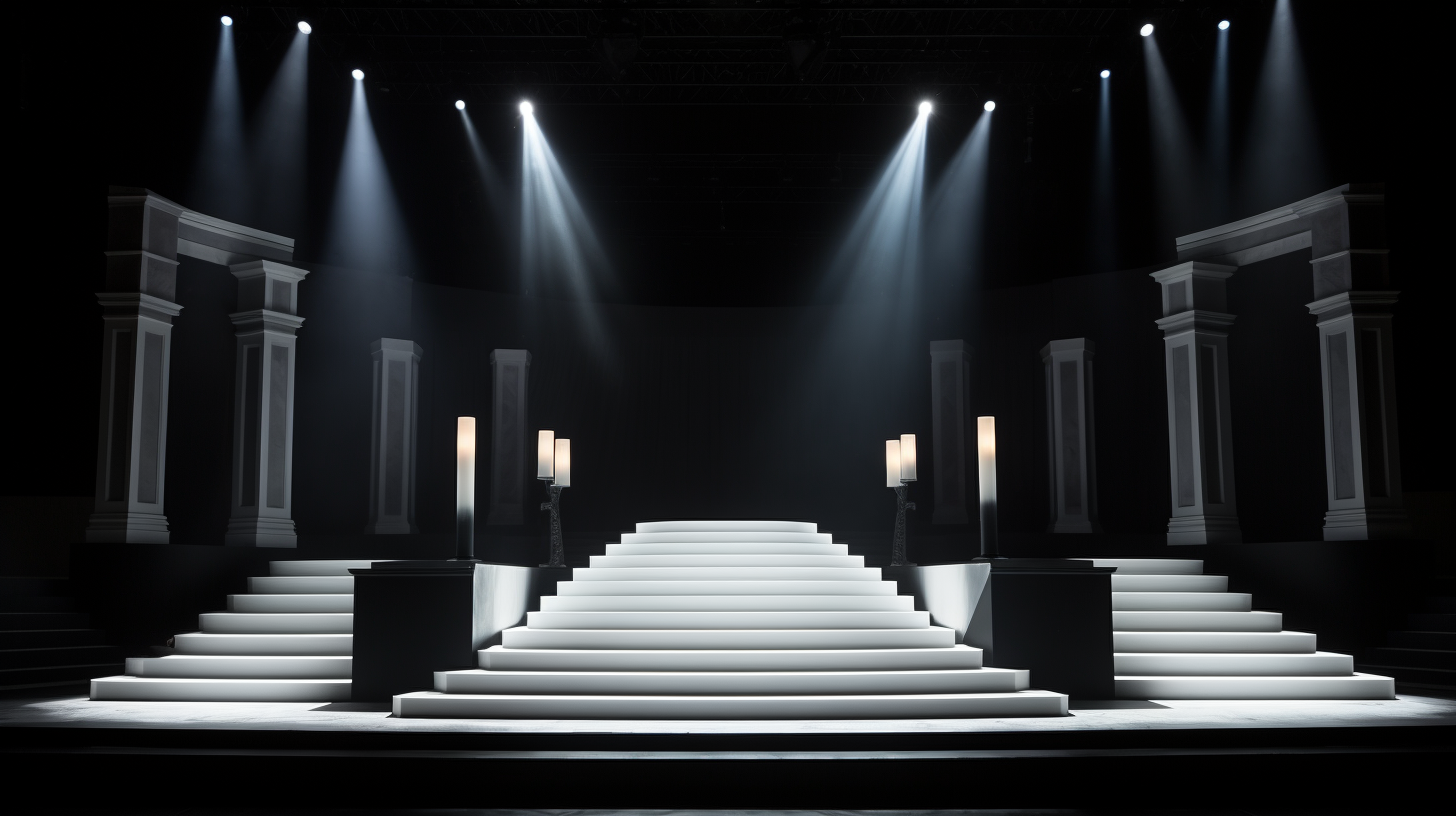 Beautiful Black and White Staircase