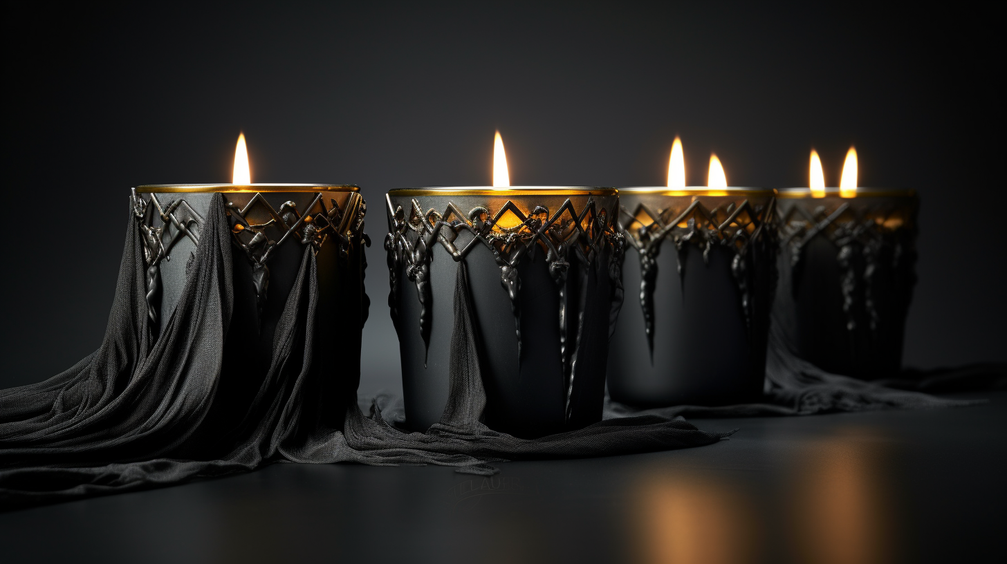 Black candles in luxury contest