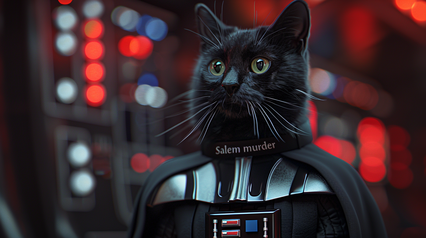 Black Cat Salem Darth Vader