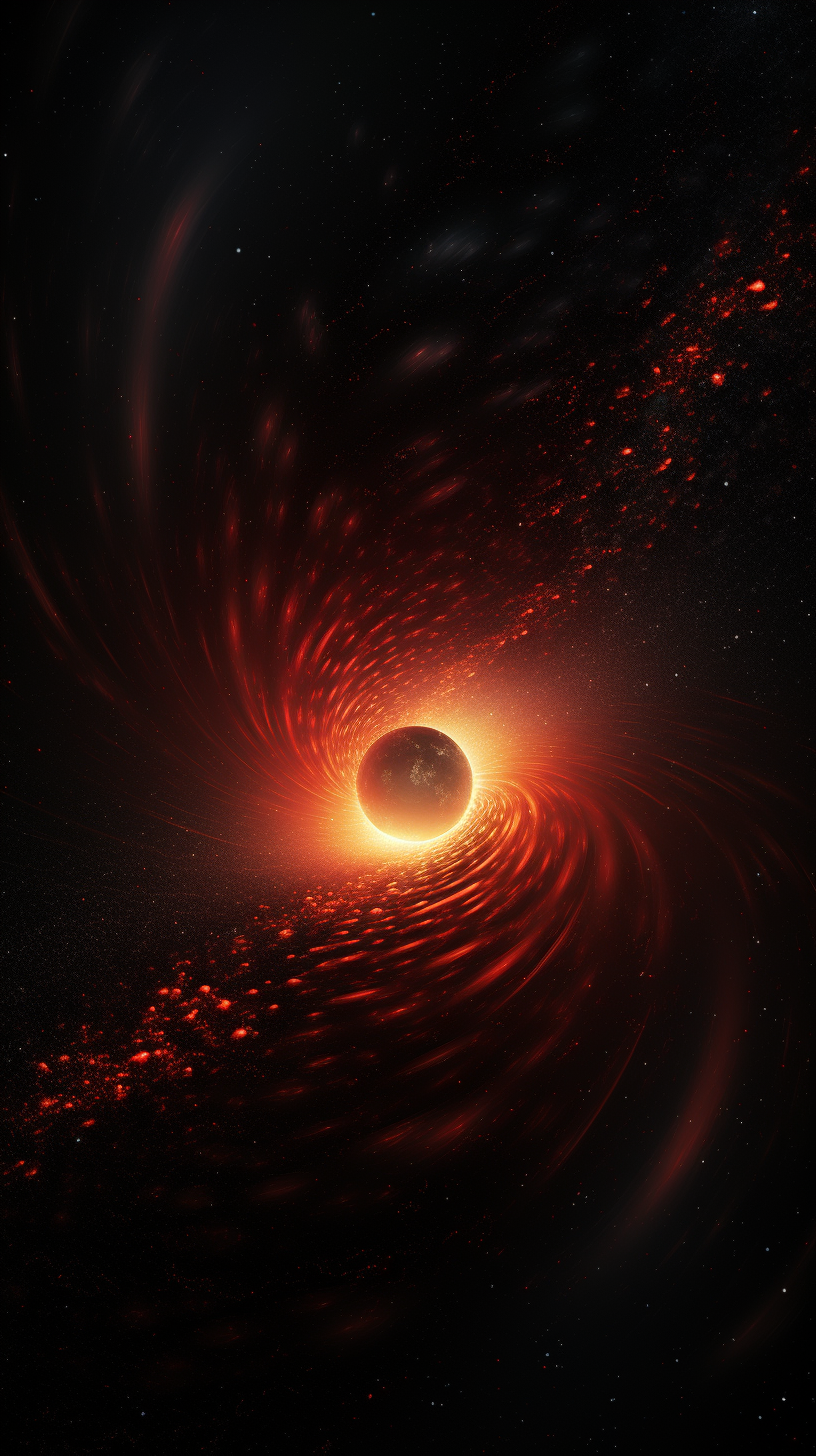 Illustration of Black Hole's Accretion Disk