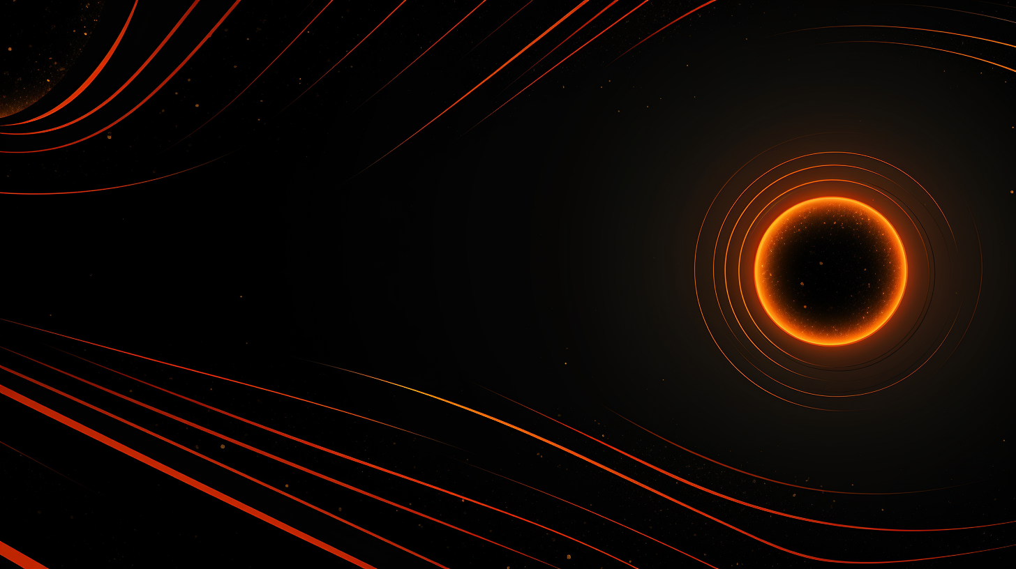 Black and Orange Background with Space for a Sentence