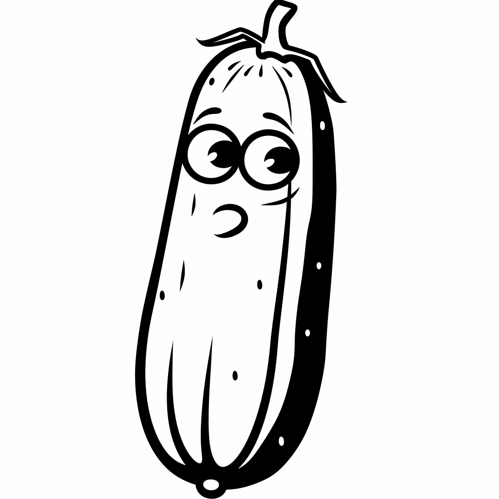 Cucumber clipart for newborns