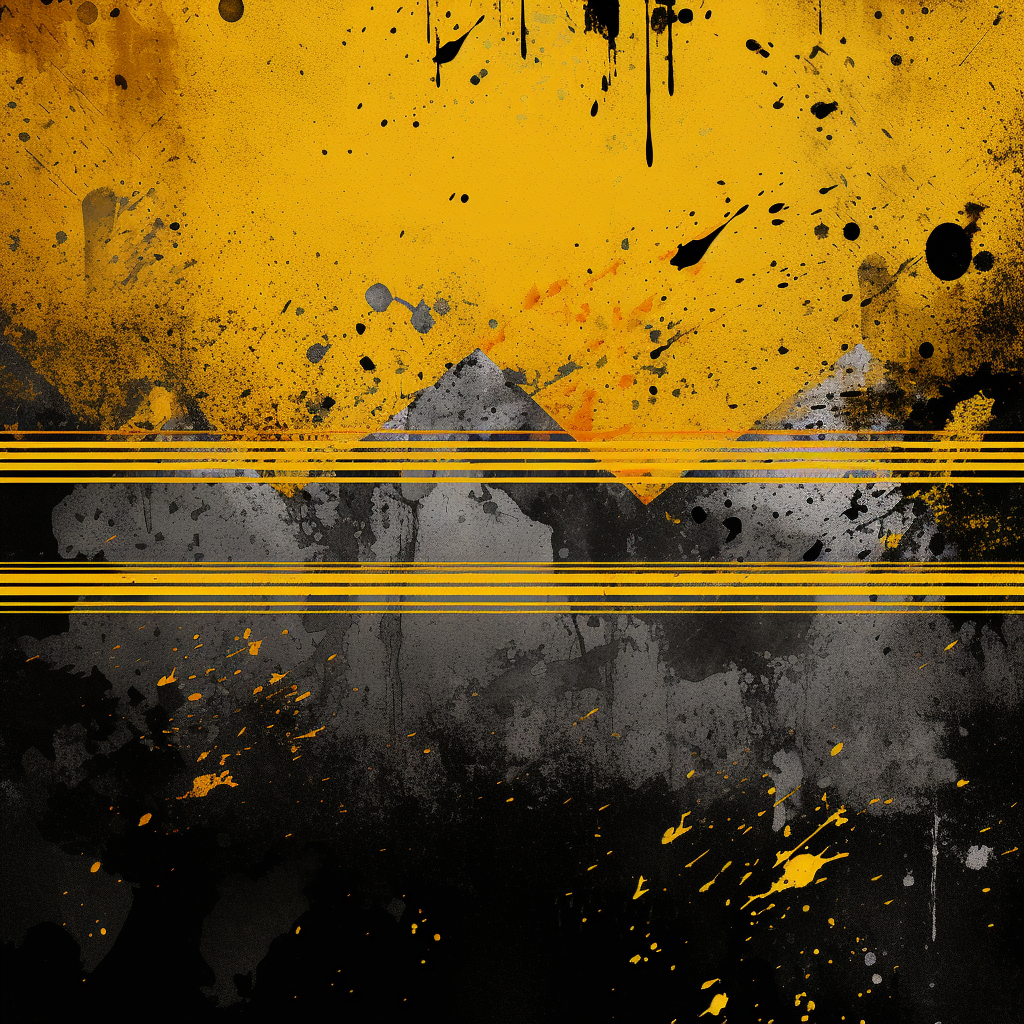 Black and yellow grunge background for commercial presentation