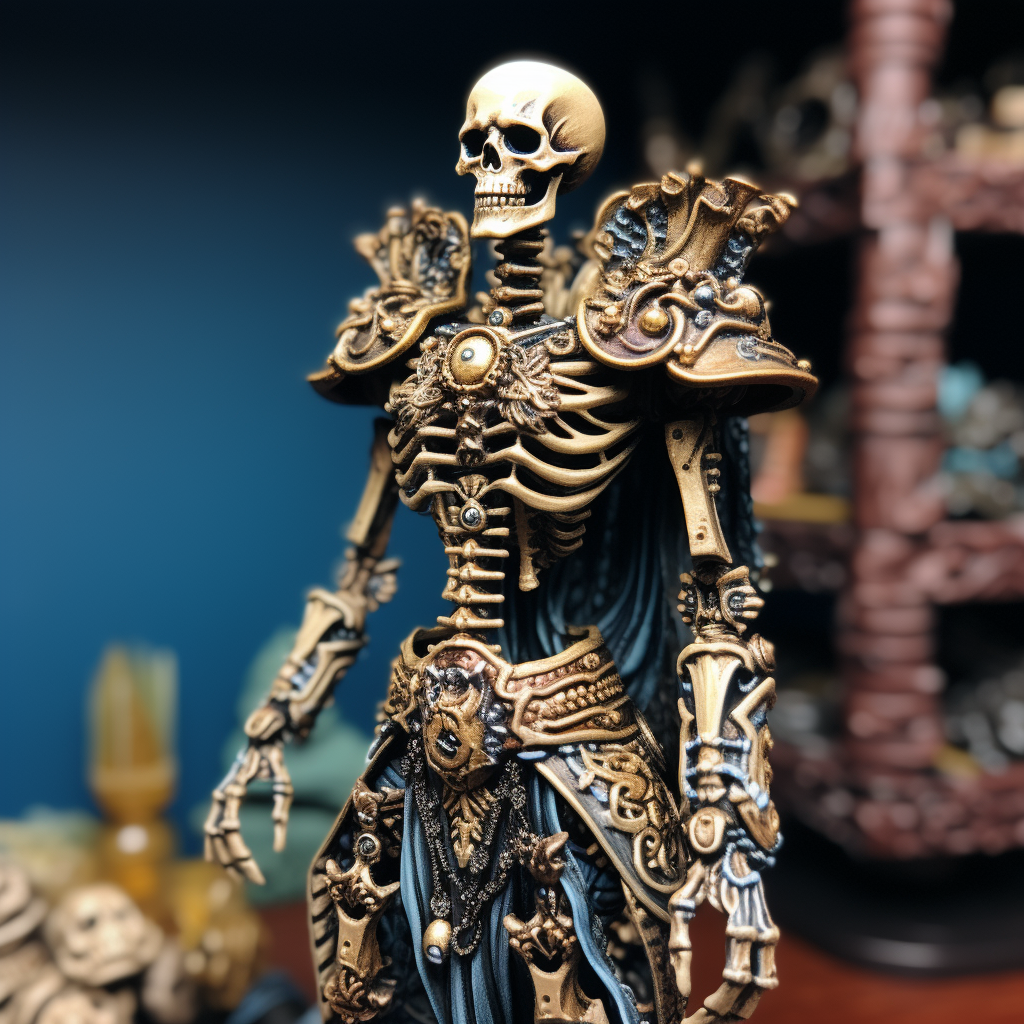 Blackened Skeleton Adventurer Gear D&D