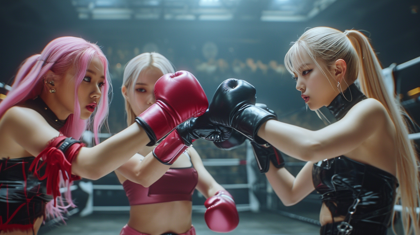 Blackpink K-Pop Fight Thai Boxing