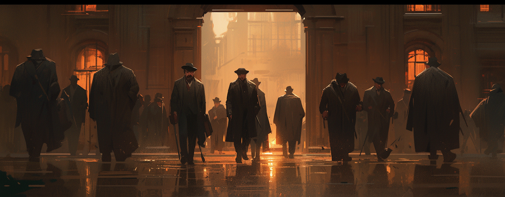 Blade Runner 19th Century Belgian Town