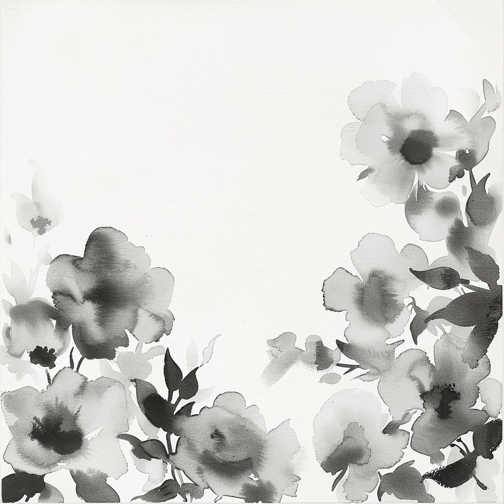 Blank White Watercolor Paper Art