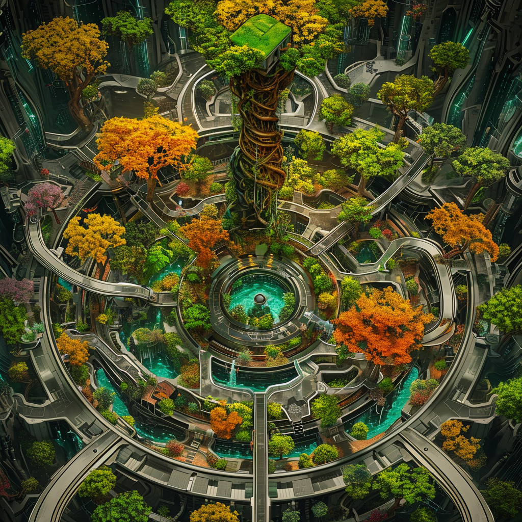 Blighted Hydroponic Arboretum Battle Map