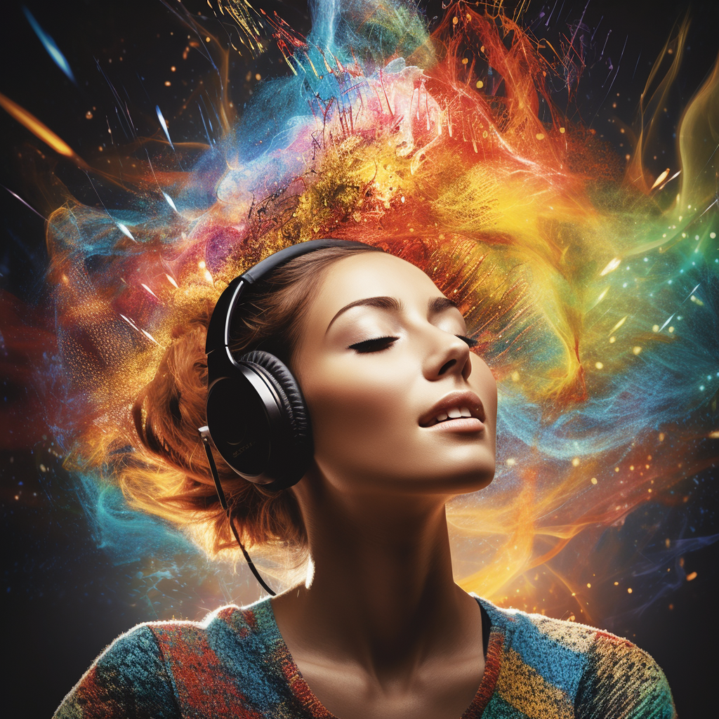 Blissful elation with brainwave entrainment sound