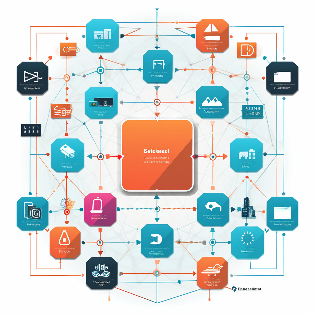 Illustration of Blockchain Technology