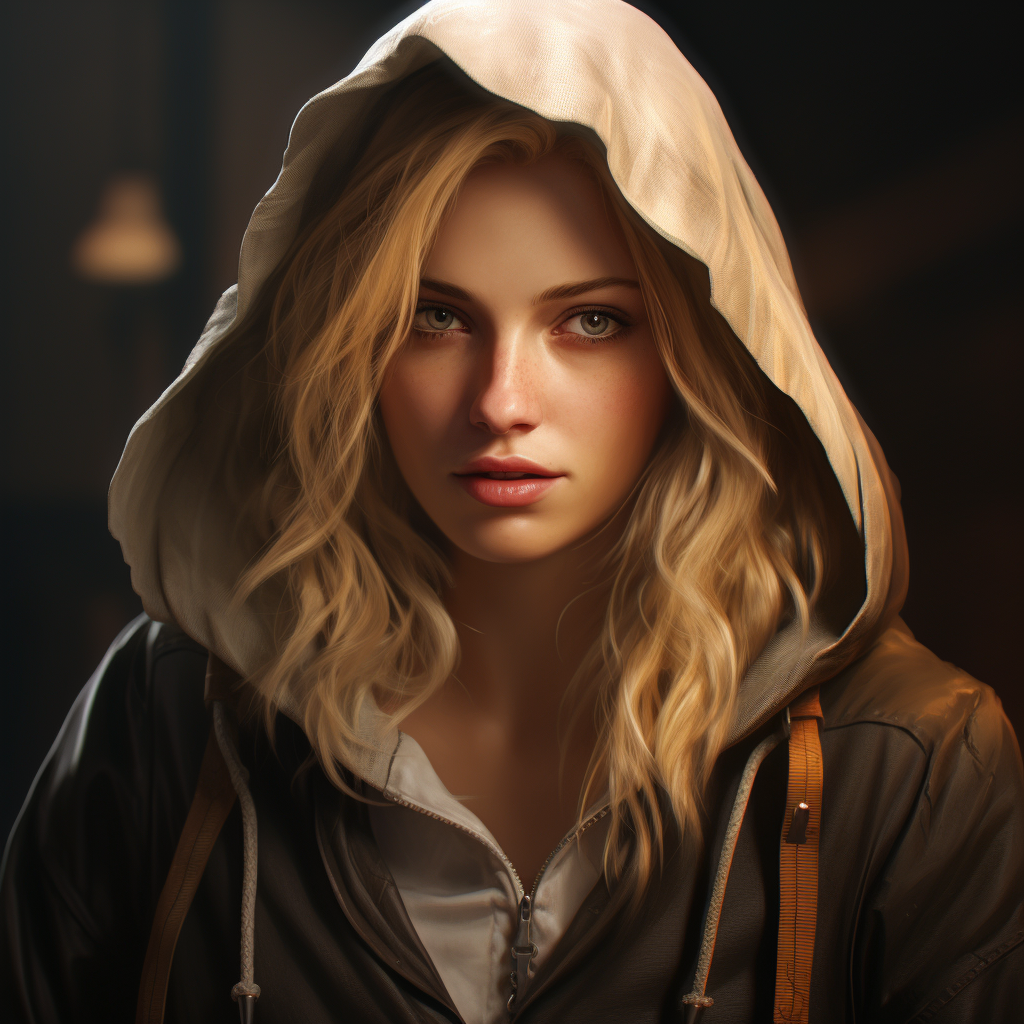 Blonde female character from Assassin's Creed