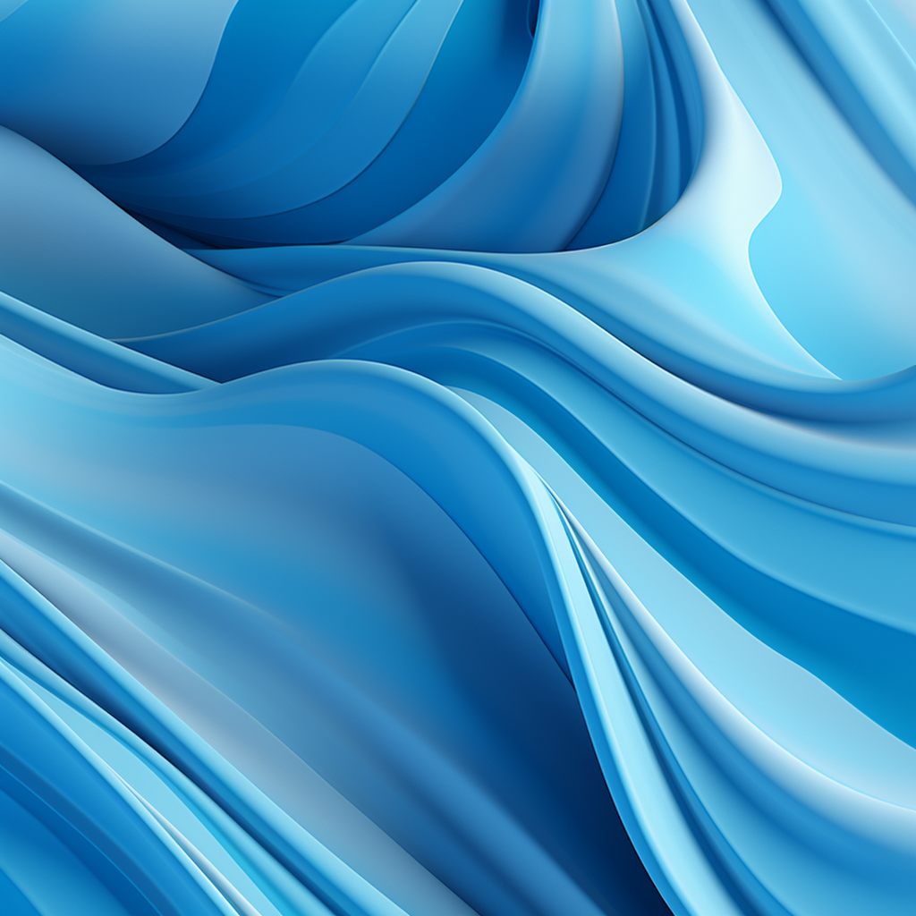 Blue background with simple lines and realistic contours