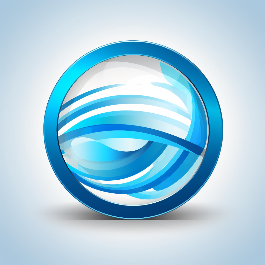 Blue Flat Logo Fast Search