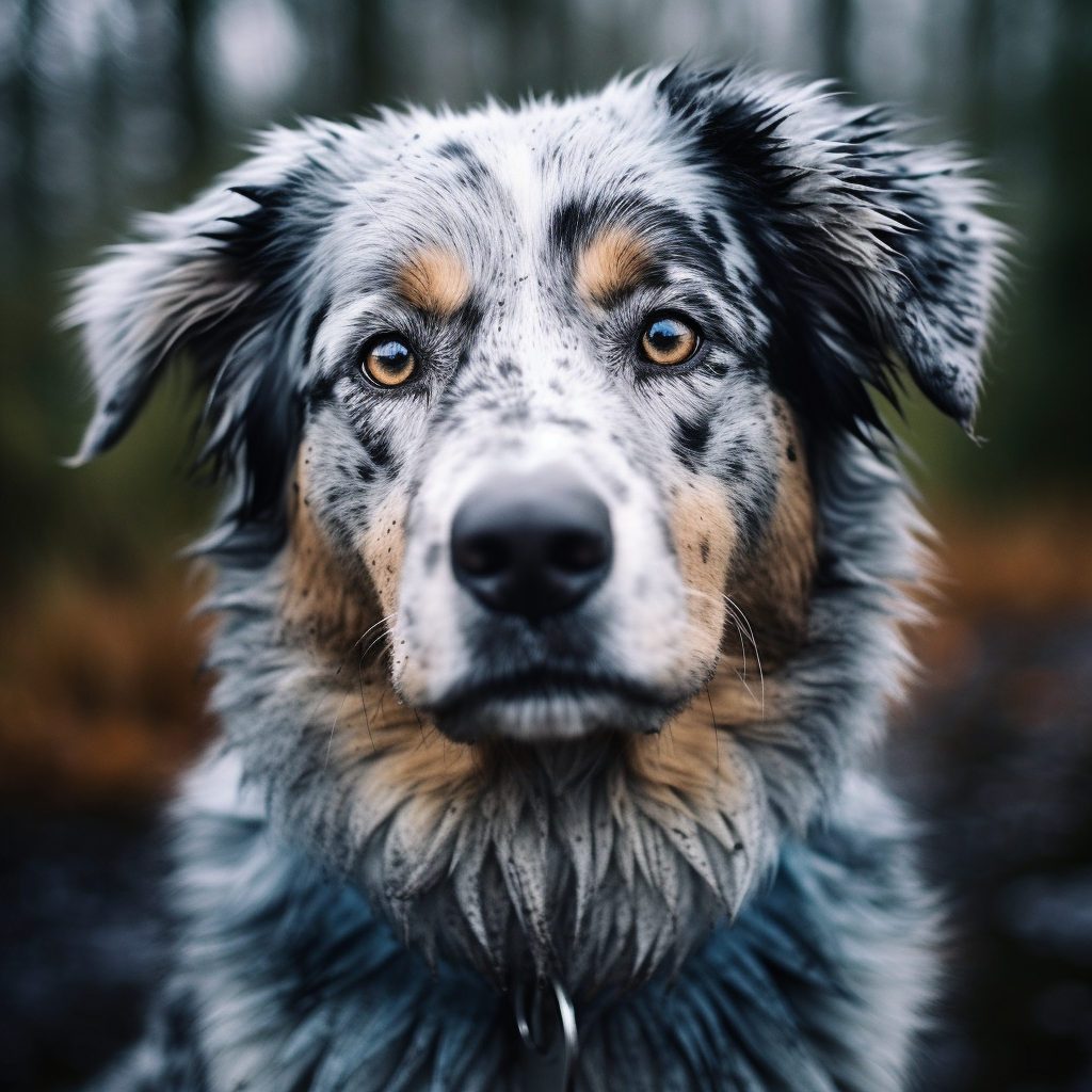 Cute Blue Heeler Great Pyrenees Mix