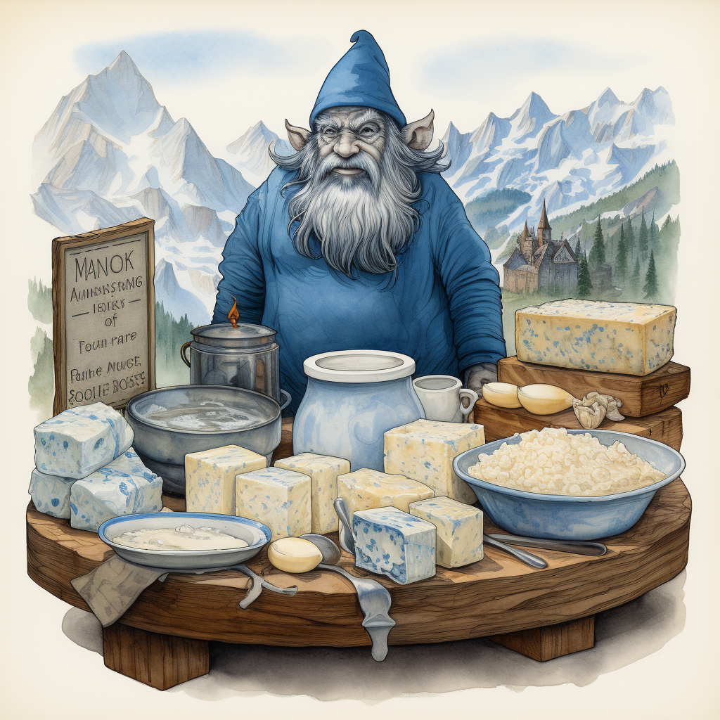 Cheese-making Blue Mountain Dwarf