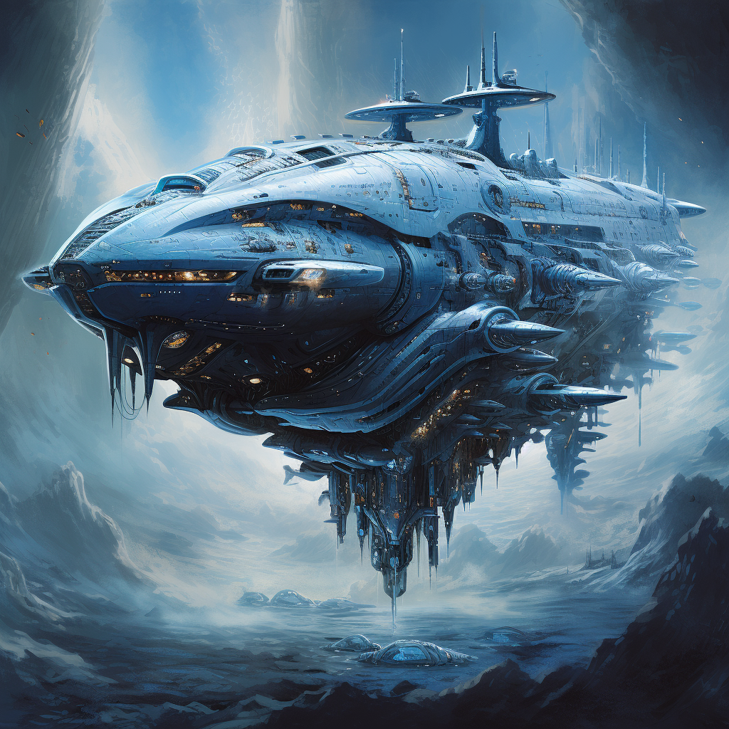 Starship chaos aboard The Blue Oyster