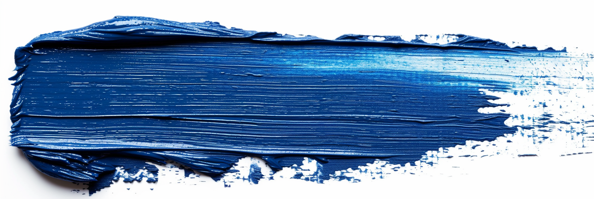 Blue paint brush stroke smear texture