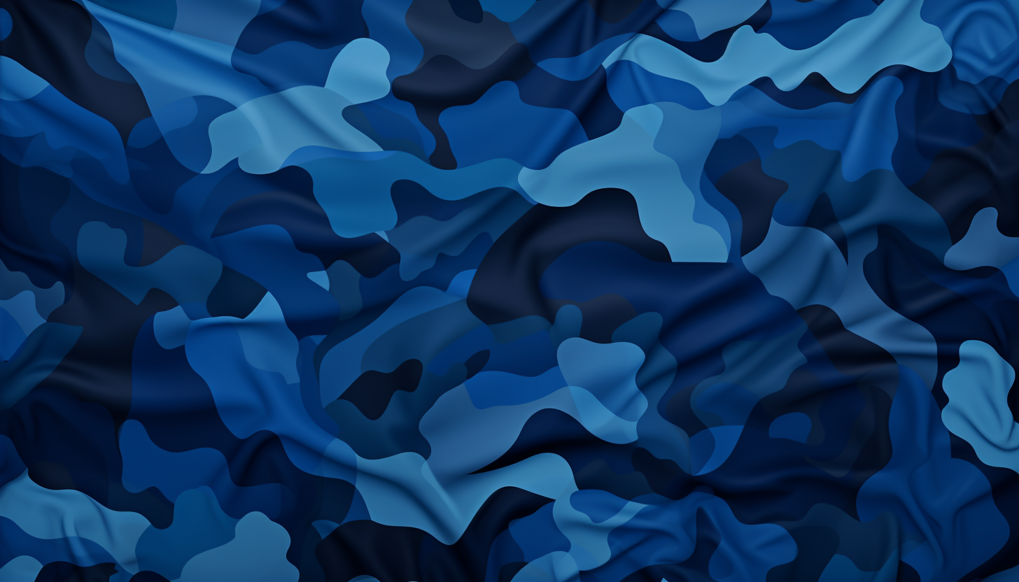 Stylish blue camo pattern design