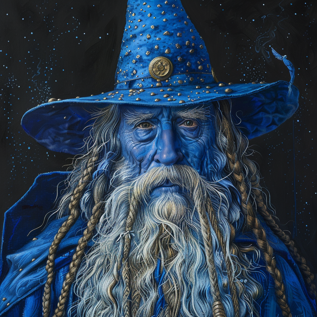 blue wizard character fantasy image