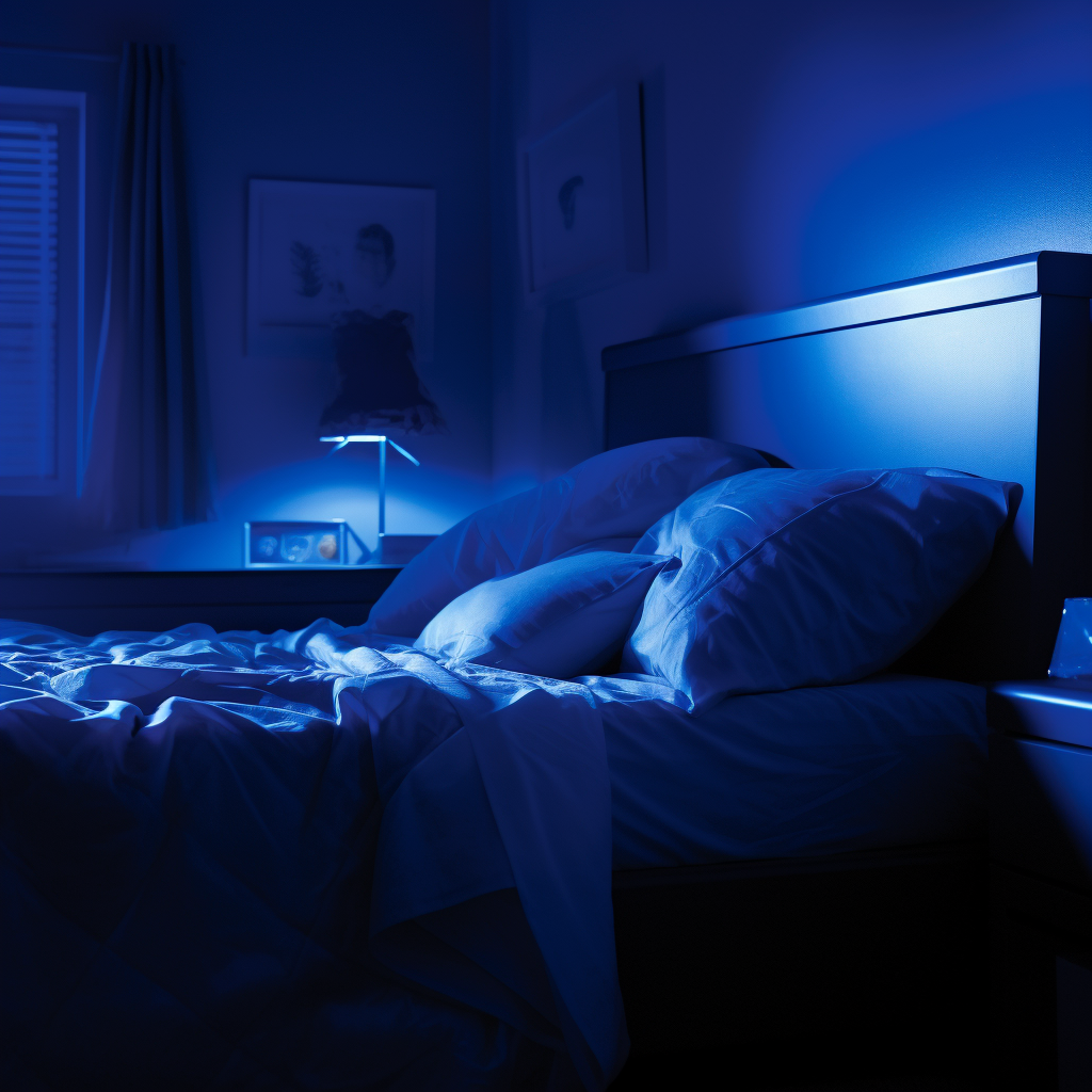 Blue light filter aids sleep quality