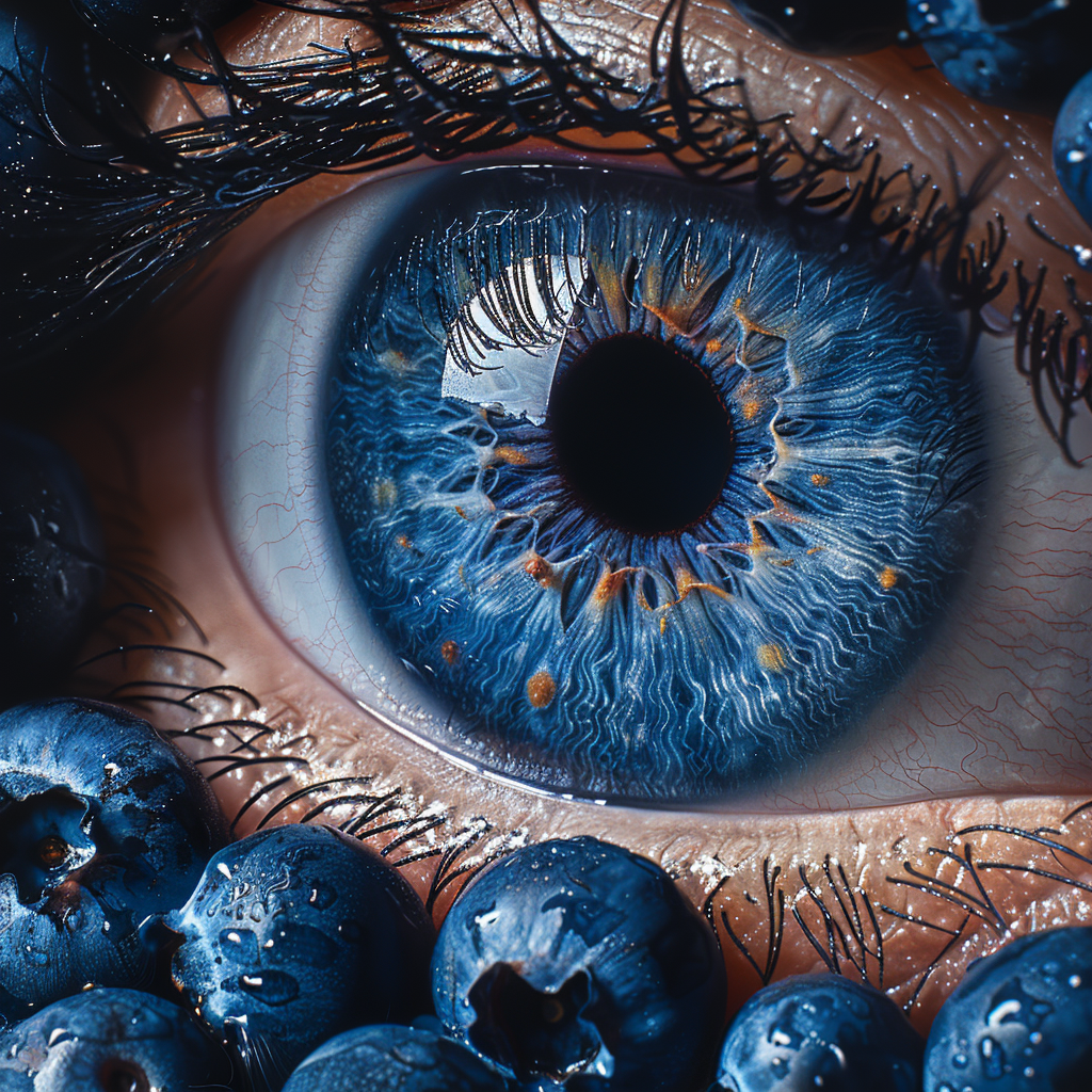 Blueberries for Iris Eye Image