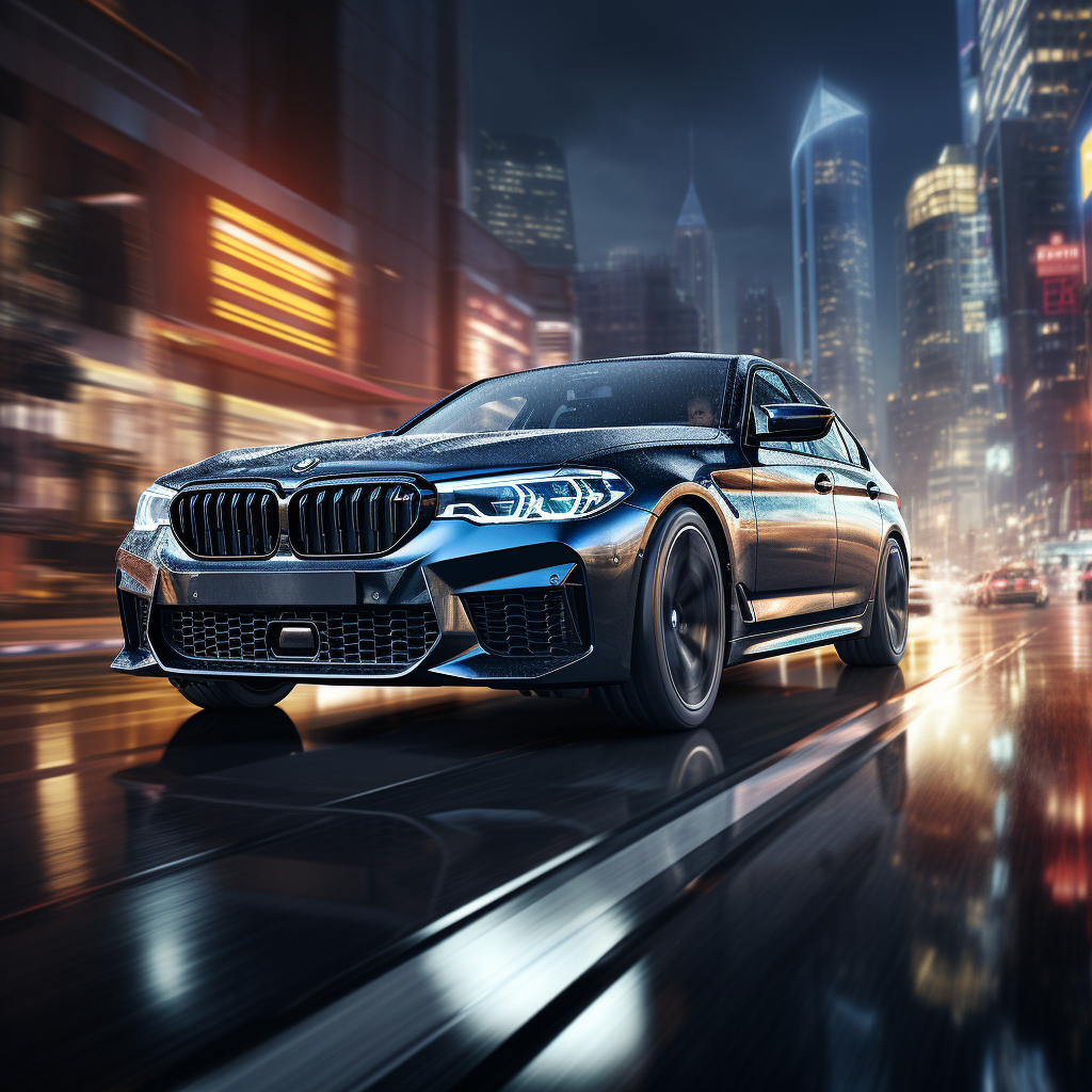 Hyperrealistic BMW M5 F90 Image