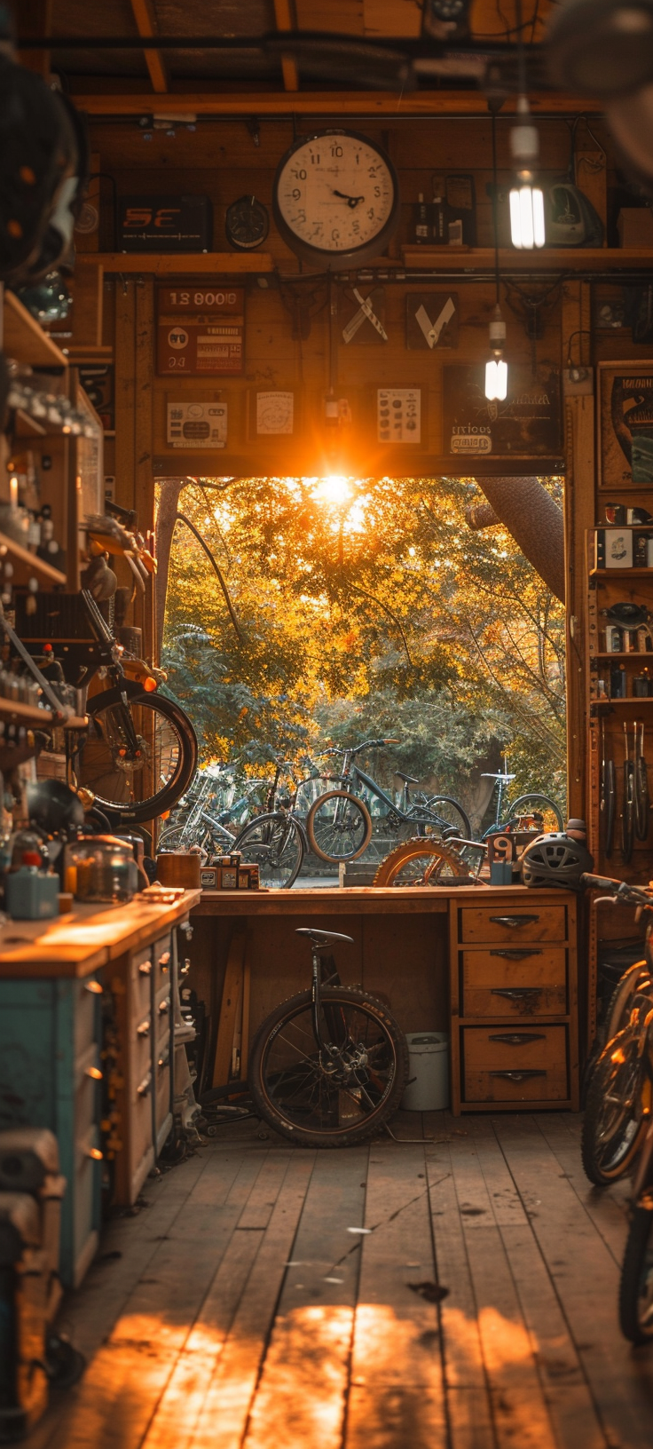 BMX shop in California on sunny day