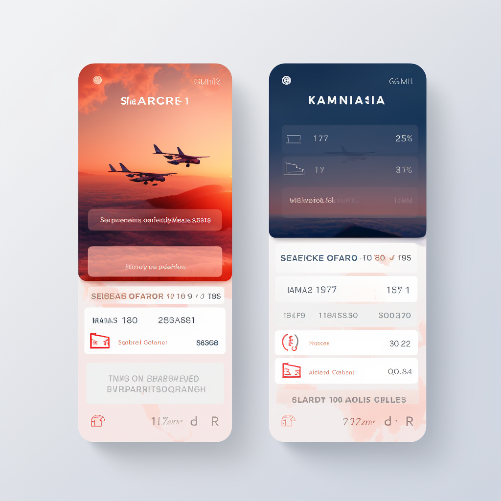 Travel boarding pass template design