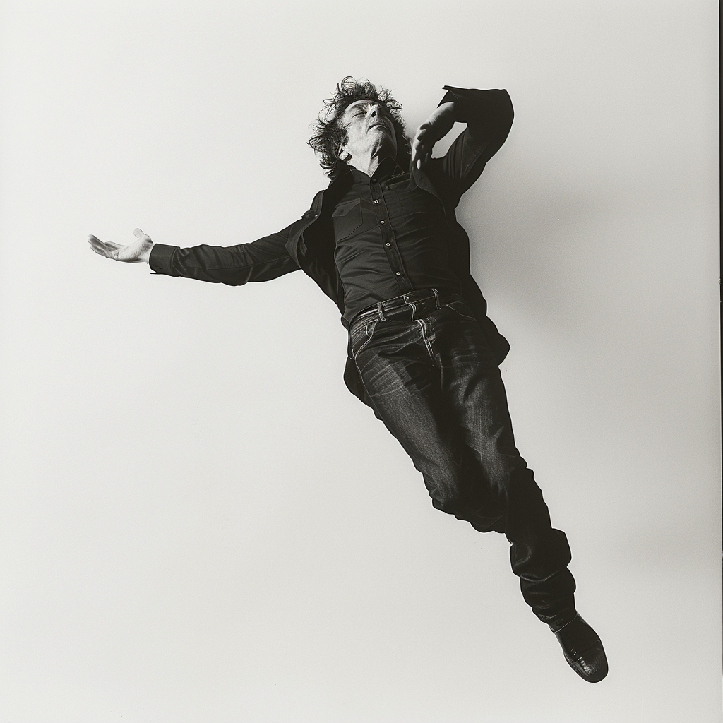 Bob Dylan Floating Pose Image