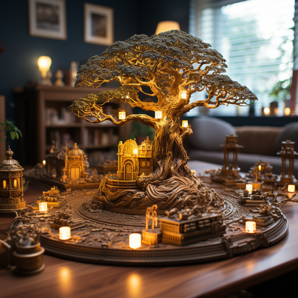 Image of the Bodhi Tree in Nature's Debate Game