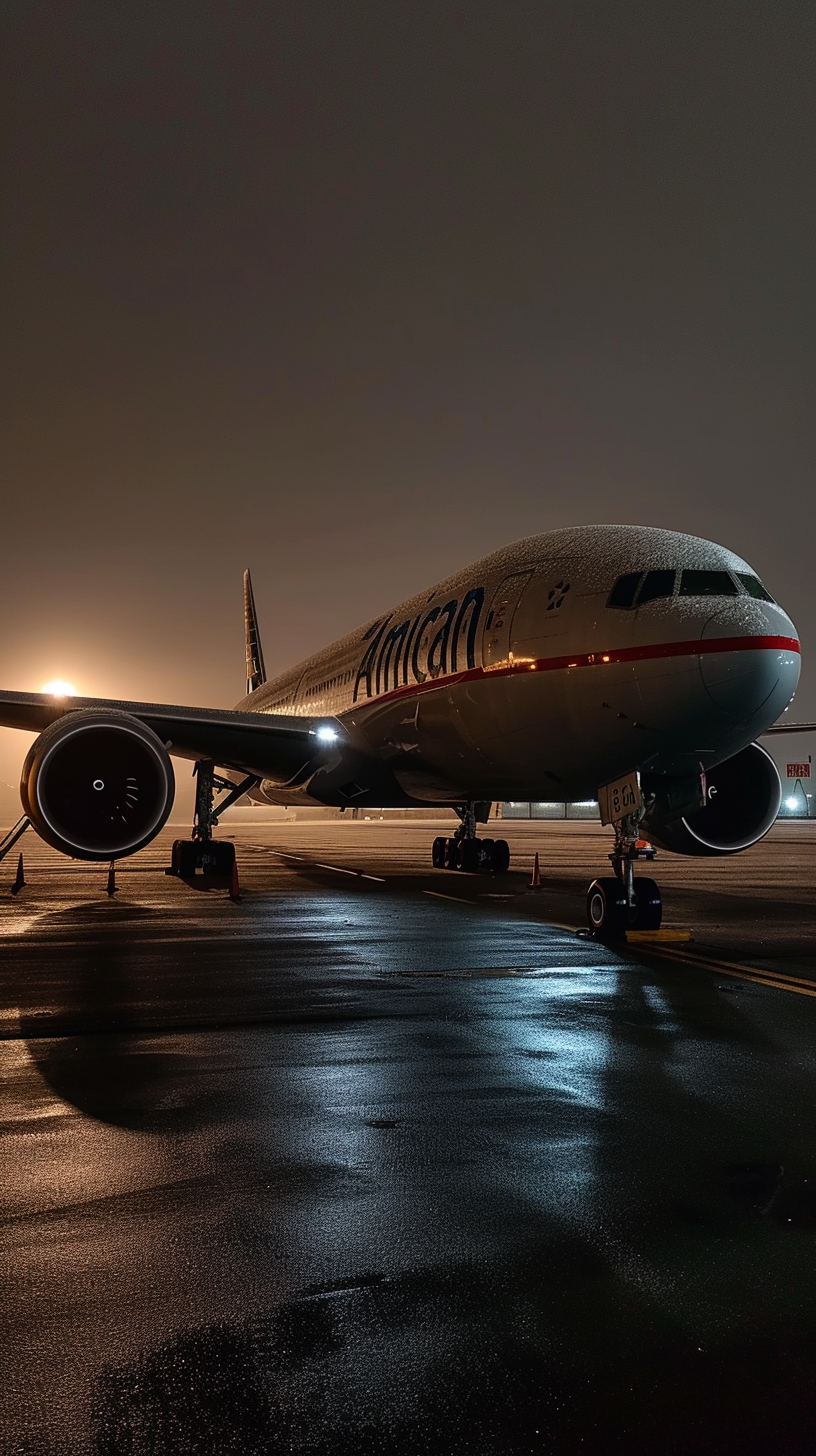 Boeing 777X with Americana Inspired Paint Job