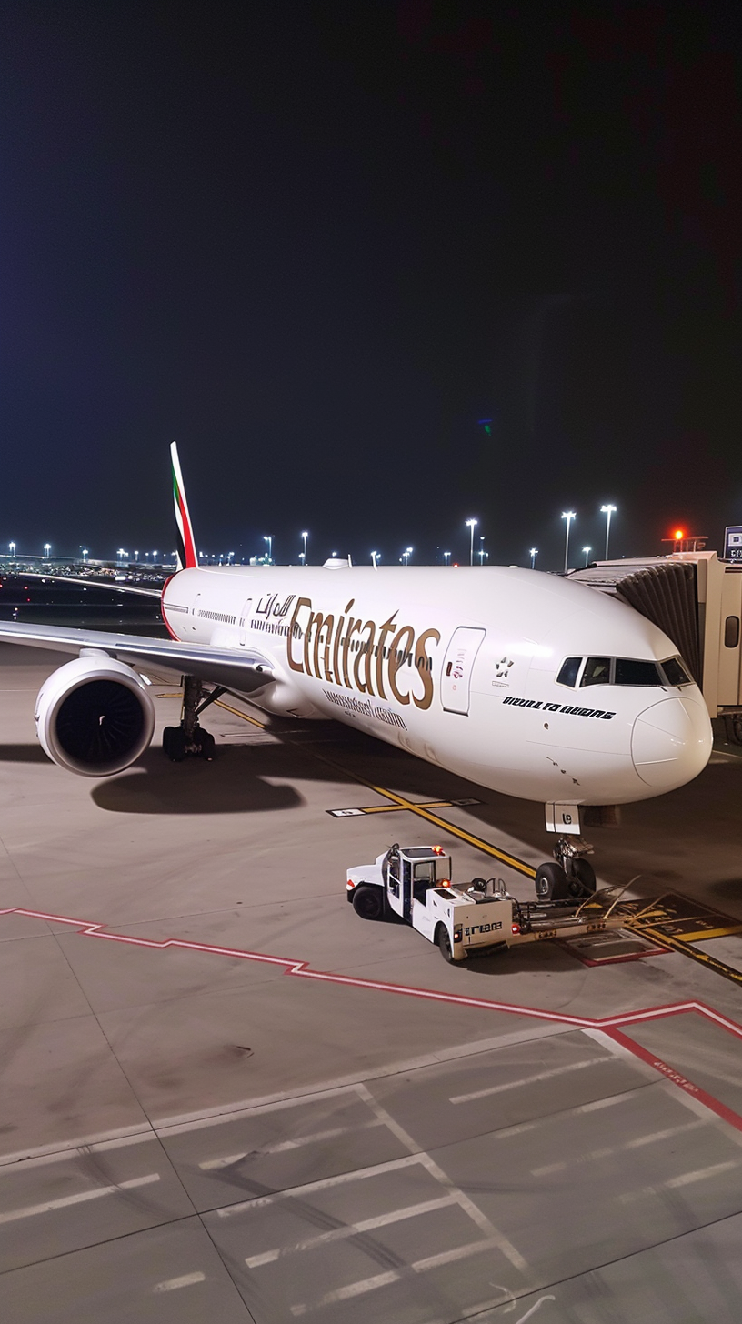 Emirates Royal Paint Job on Boeing 777X