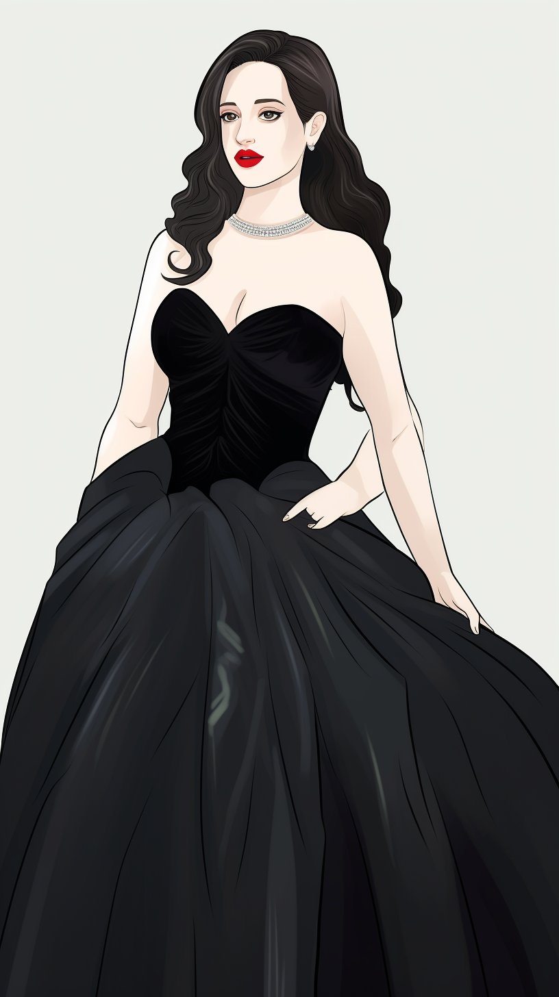 Kat Dennings in gorgeous Manhwa illustration