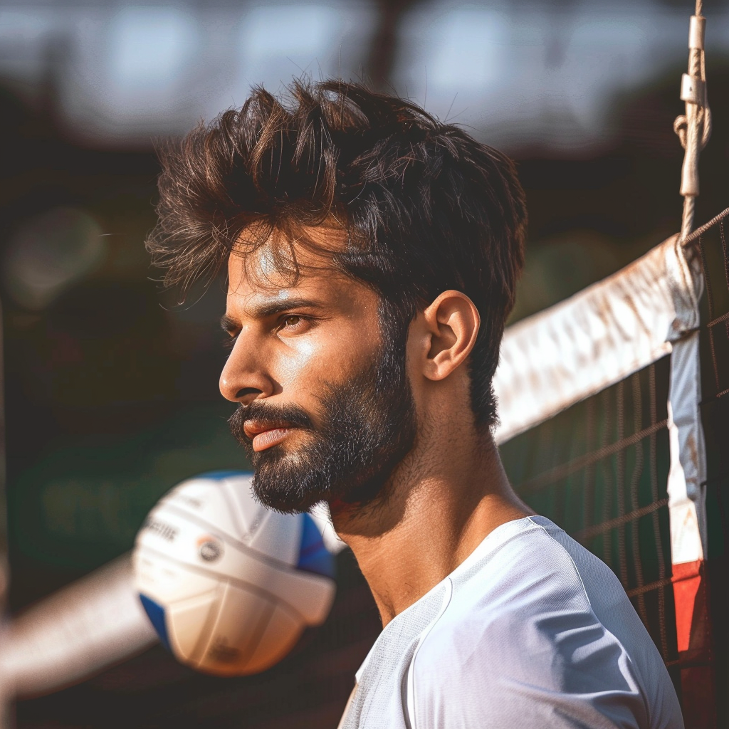 Shahid Kapoor playing volleyball