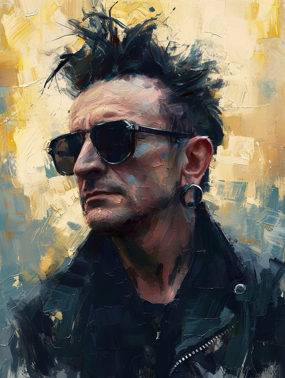 Bono artwork inspired by Jeff Dekal and David Palumbo