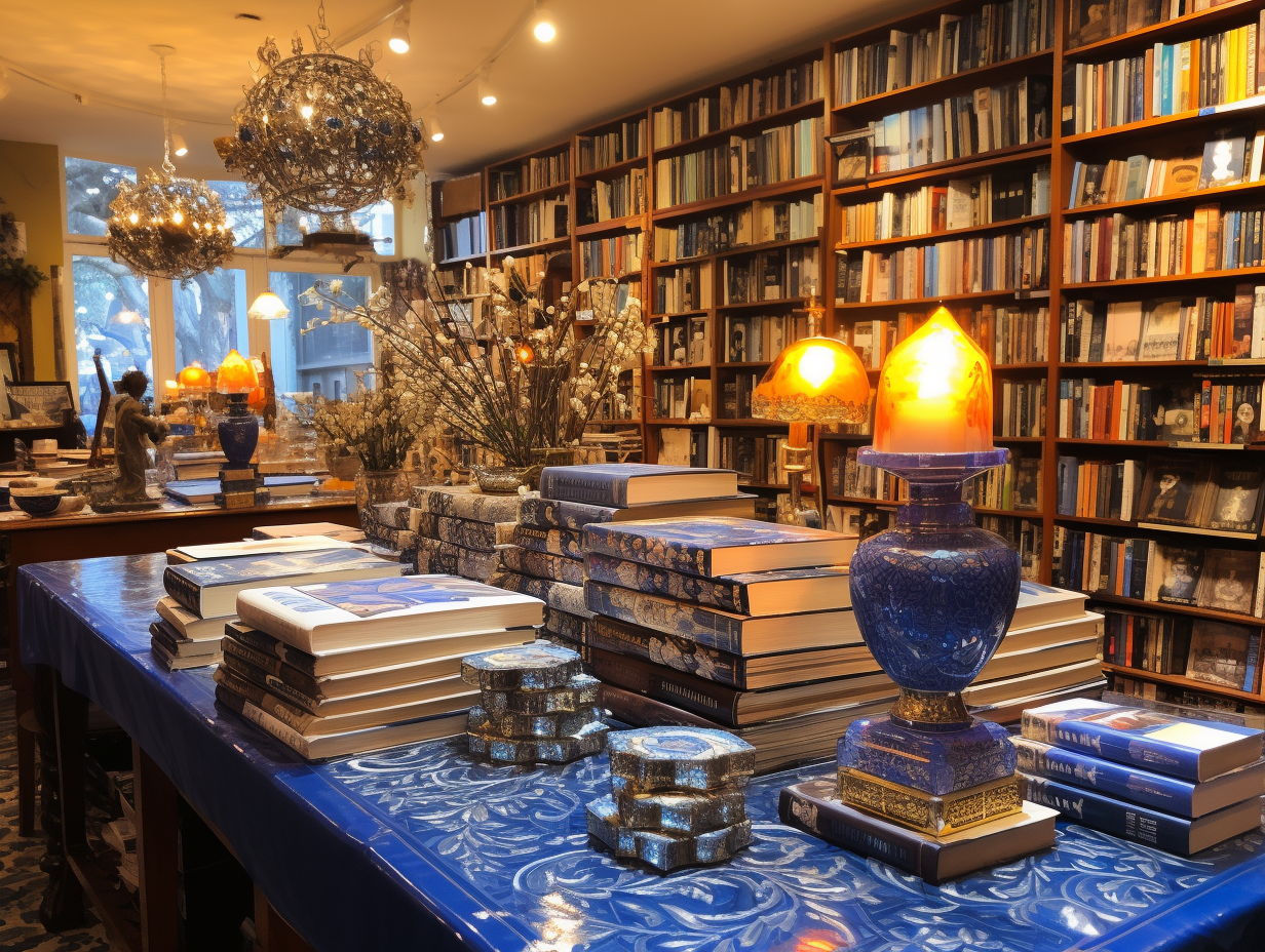 Hannukah Decor in Blue and Silver  ?
