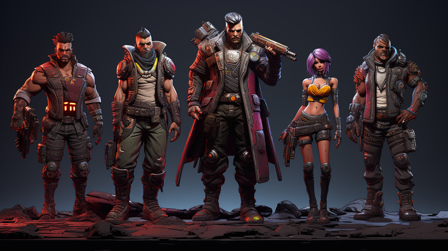 Amazing Borderlands 3 heroes standing together