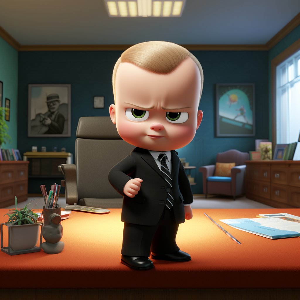 Boss Baby in Stock Photo