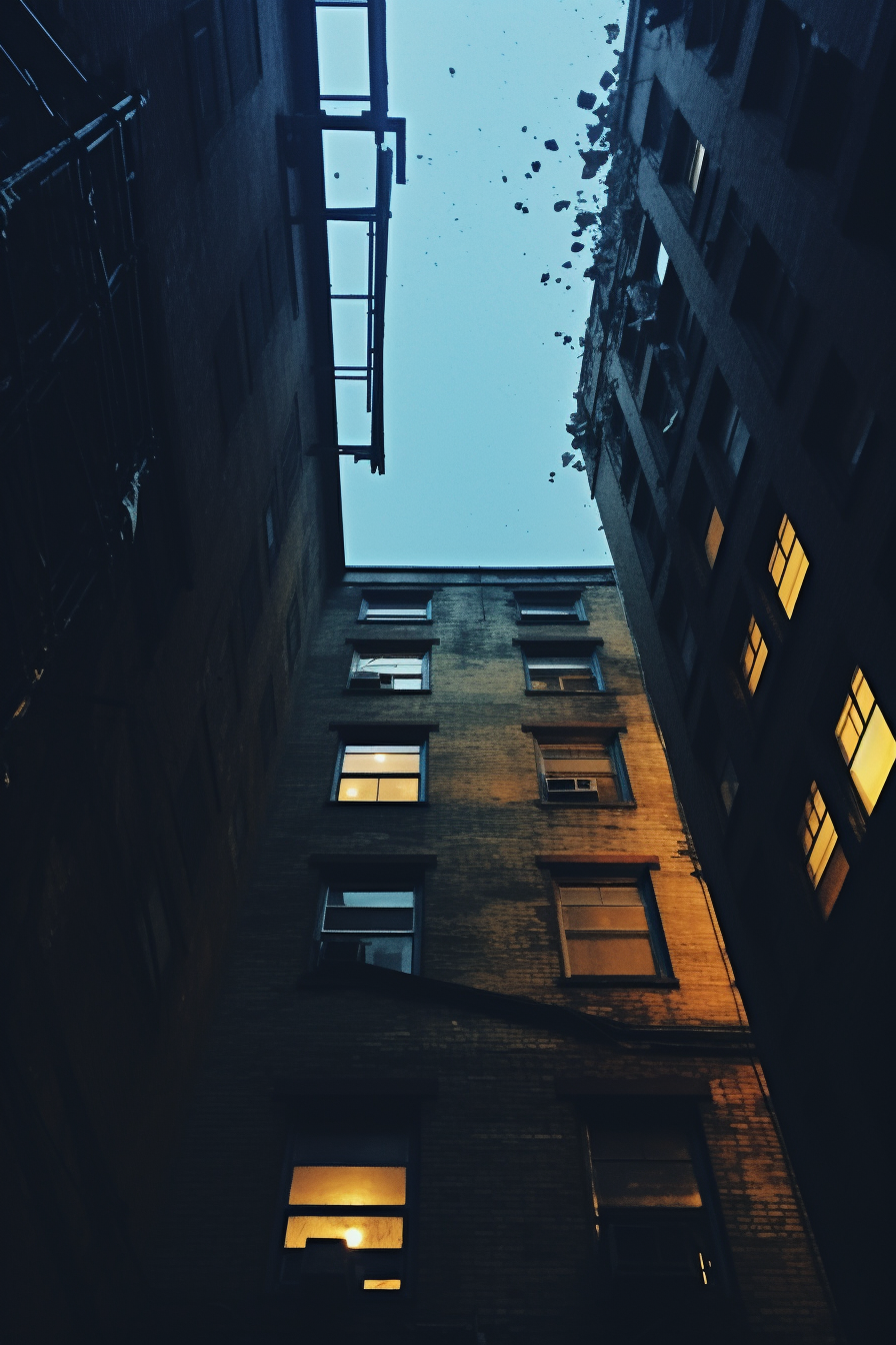 Charming Boston Alley Window Image