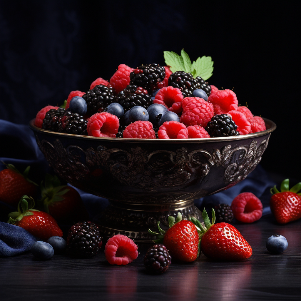 Fresh and Colorful Berry Bowl