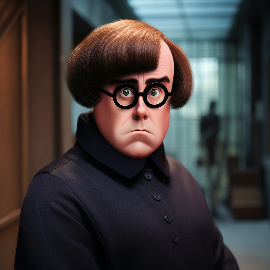 Brad Bird as Edna Mode's real photo