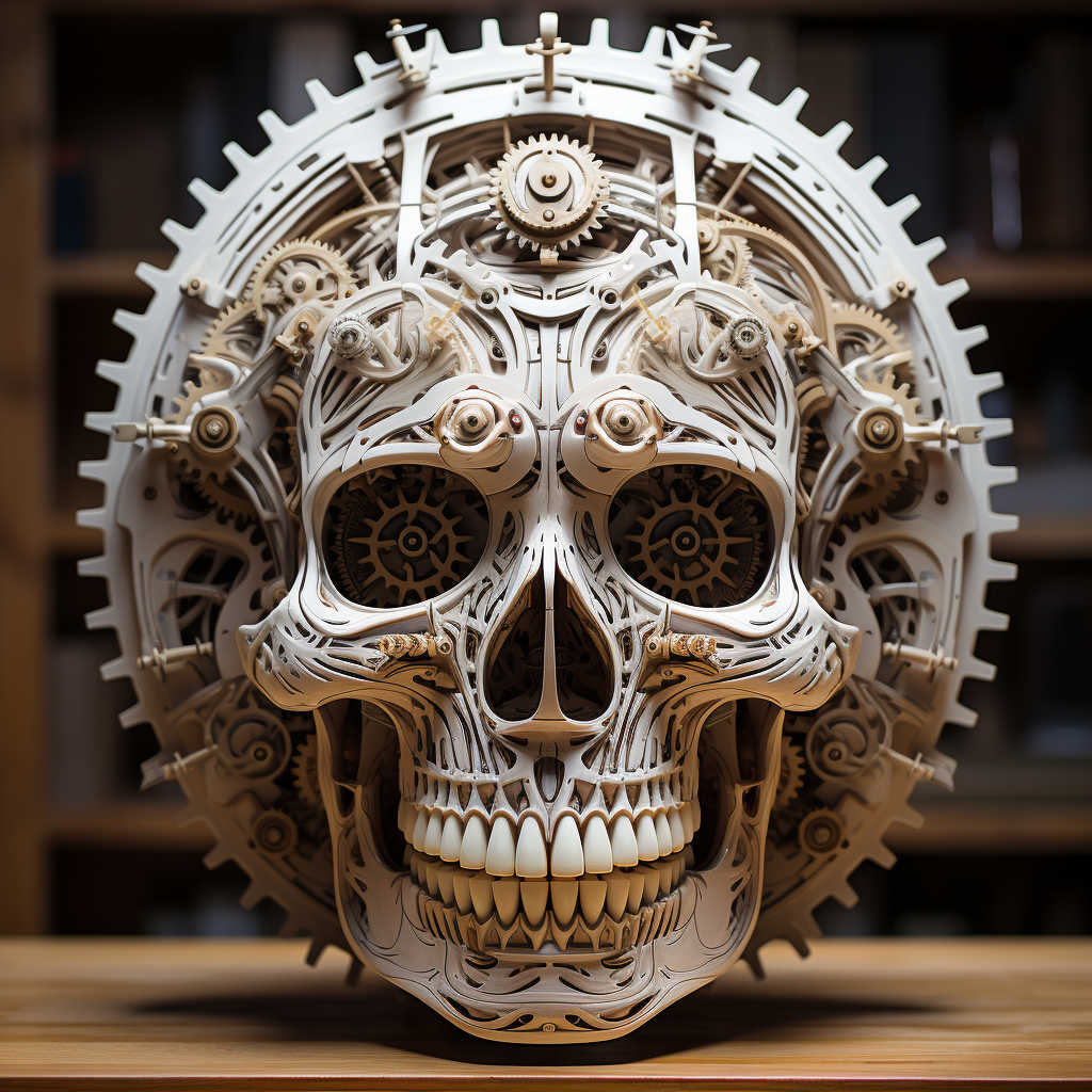 Brain with Gears Inside