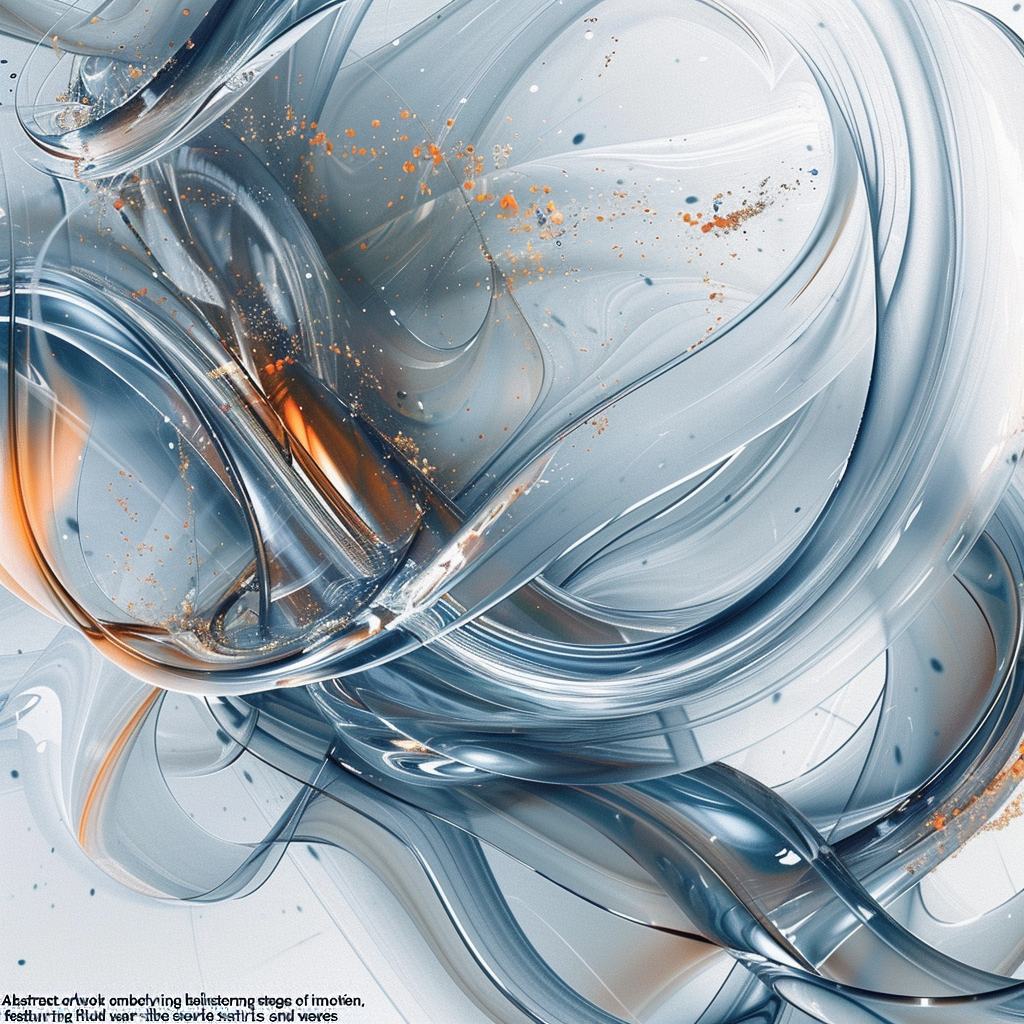 Abstract Innovation Waves Artwork Swirls