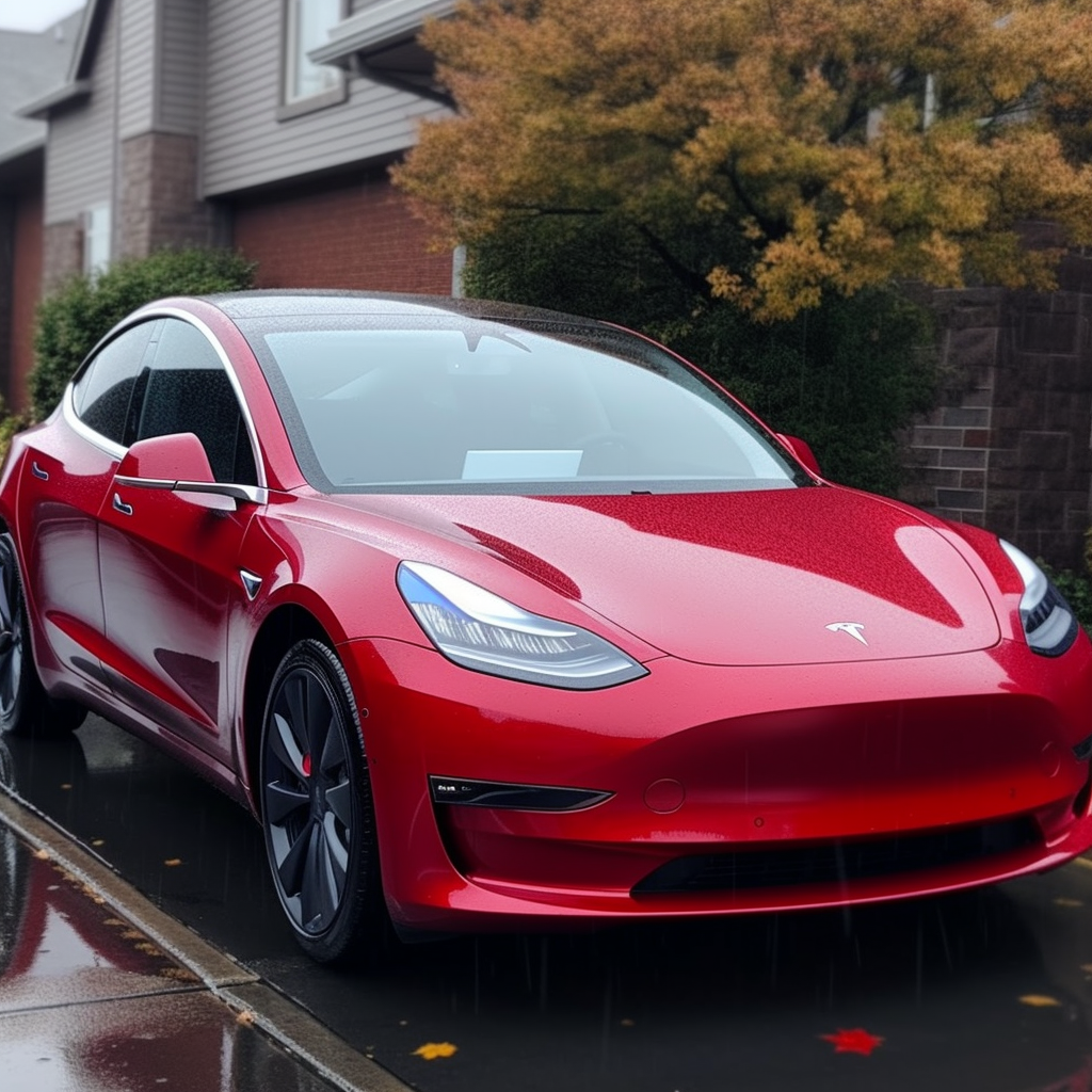 Brand new Tesla with doorstep delivery